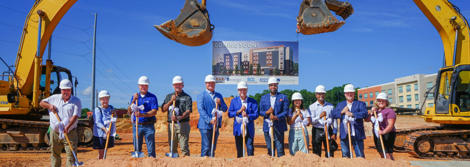 Griffco breaks ground on a Springhill Suites in Braselton, Georgia.